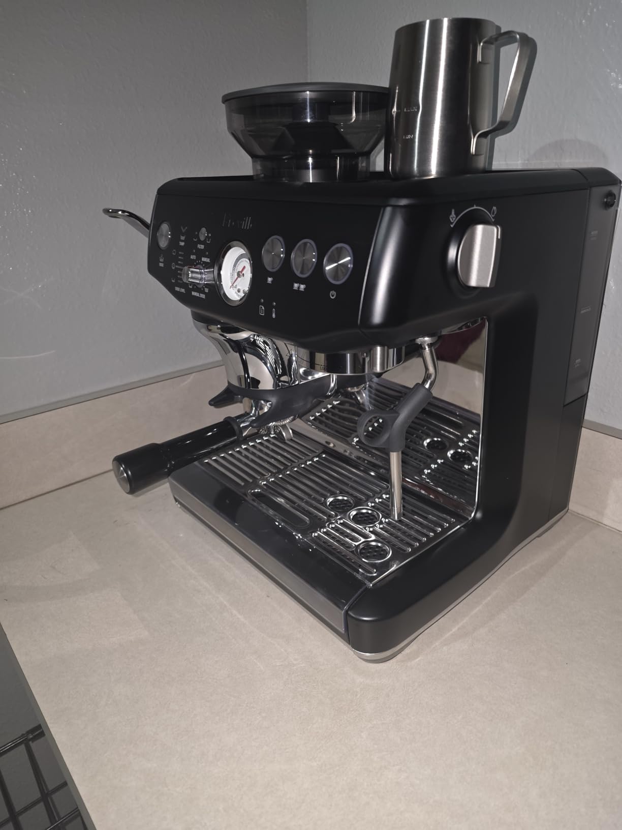 Breville Barista Express Impress Espresso Machine BES876BSS, Brushed Stainless Steel - Customer Photo 1