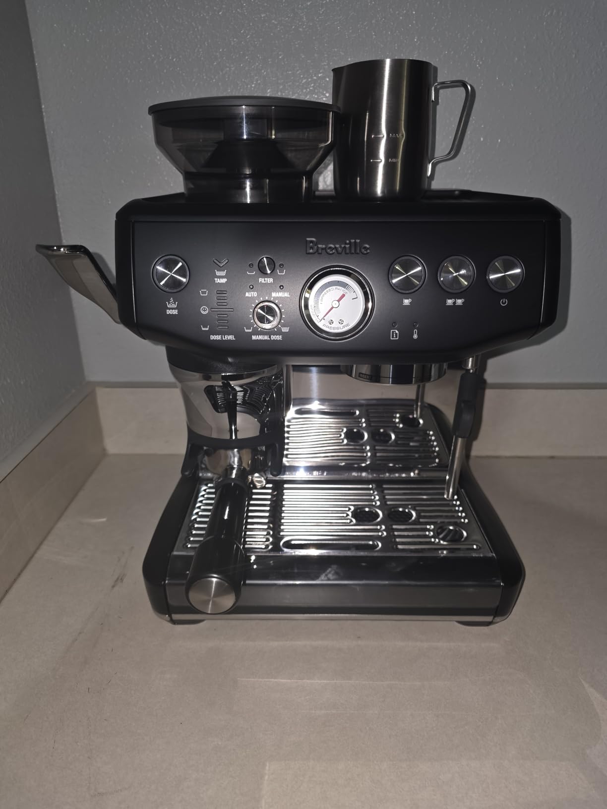 Breville Barista Express Impress Espresso Machine BES876BSS, Brushed Stainless Steel - Customer Photo 2