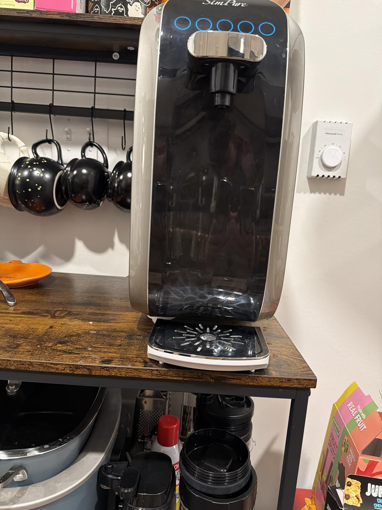 SimPure Y7P-BW UV Countertop Reverse Osmosis Water Filter, NSF/ANSI 58 Certified, 5 Stage RO Water Filtration System, Water Purifier for Home, No Installation, 4: 1 Pure to Drain, Classic Pure Taste Customer Review SimPure Y7P-BW UV Countertop Reverse Osmosis Water Filter, NSF/ANSI 58 Certified, 5 Stage RO Water Filtration System, Water Purifier for Home, No Installation, 4: 1 Pure to Drain, Classic Pure Taste - Customer Photo 1