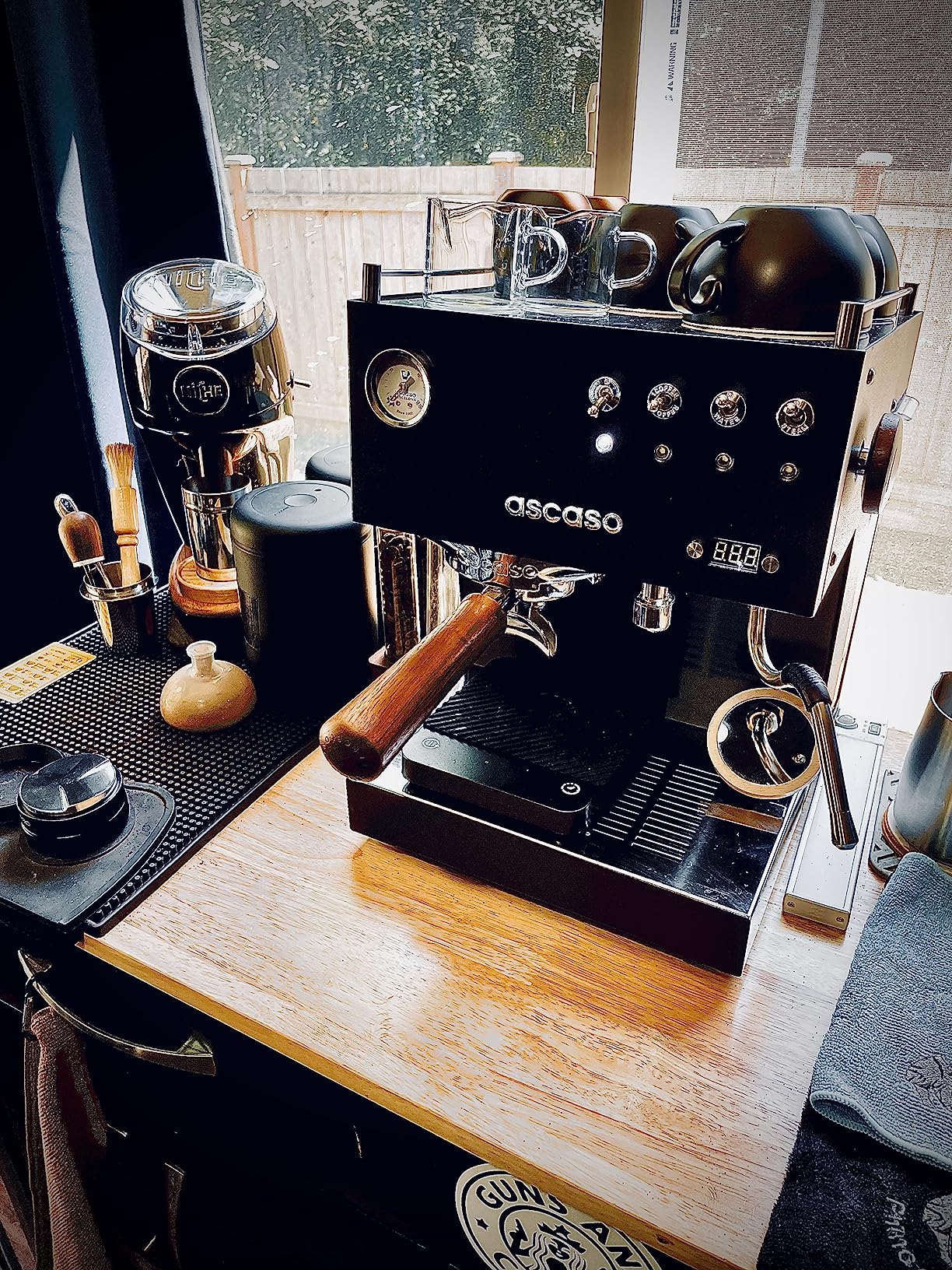 Ascaso Steel DUO Espresso Machine | PID | Programmable | Volumetric Controls | Dual Thermoblock | 120V | (Stainless Steel) - Customer Photo 2