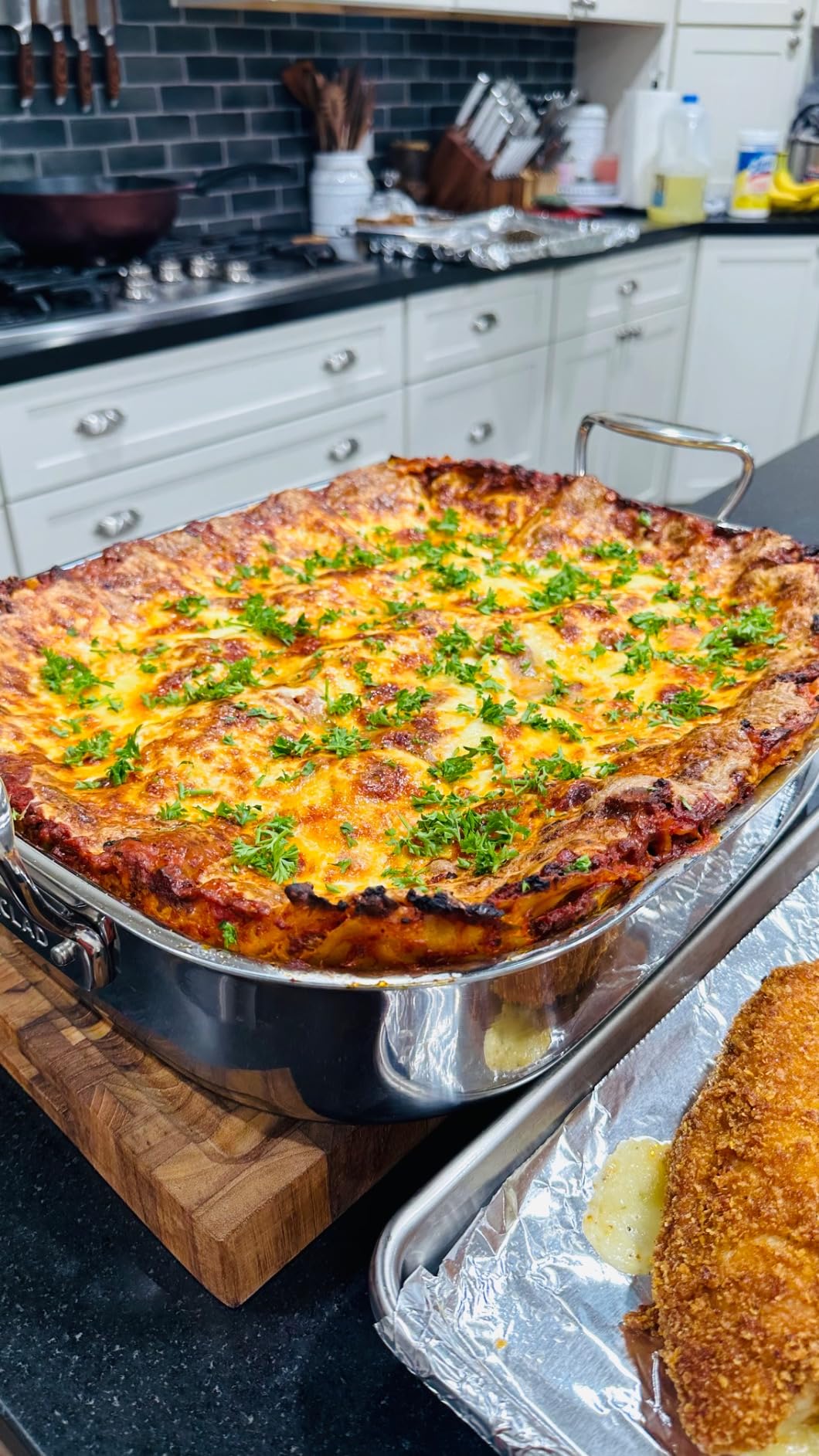 HexClad Hybrid Nonstick Roasting Pan with Rack, Dishwasher-Friendly, Oven-Safe Up to 900°F - Customer Photo 4