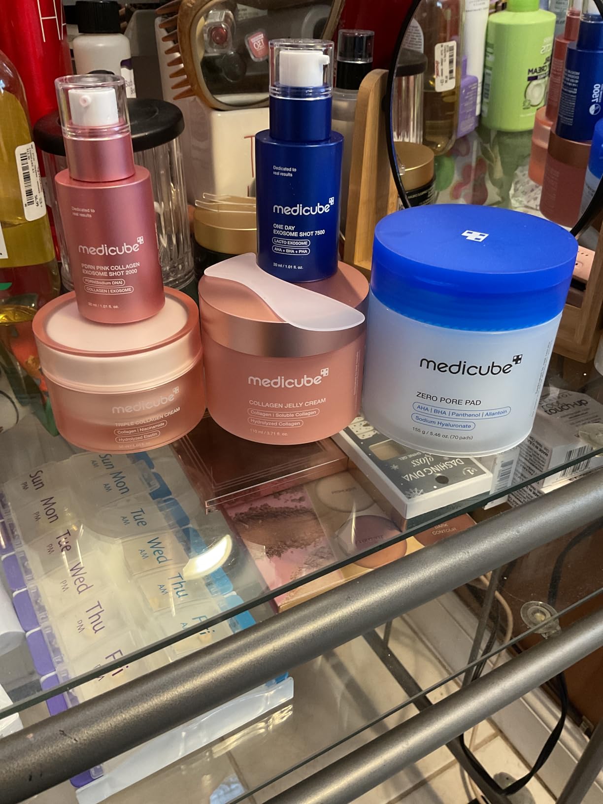 medicube Triple Collagen Cream - Hydrating & Firming Moisturizer with Hyaluronic Acid, Premium Elastin, Shea Butter - Wrinkle Care & Boosts Elasticity - Korean Skincare, 1.69 oz customer photo 1