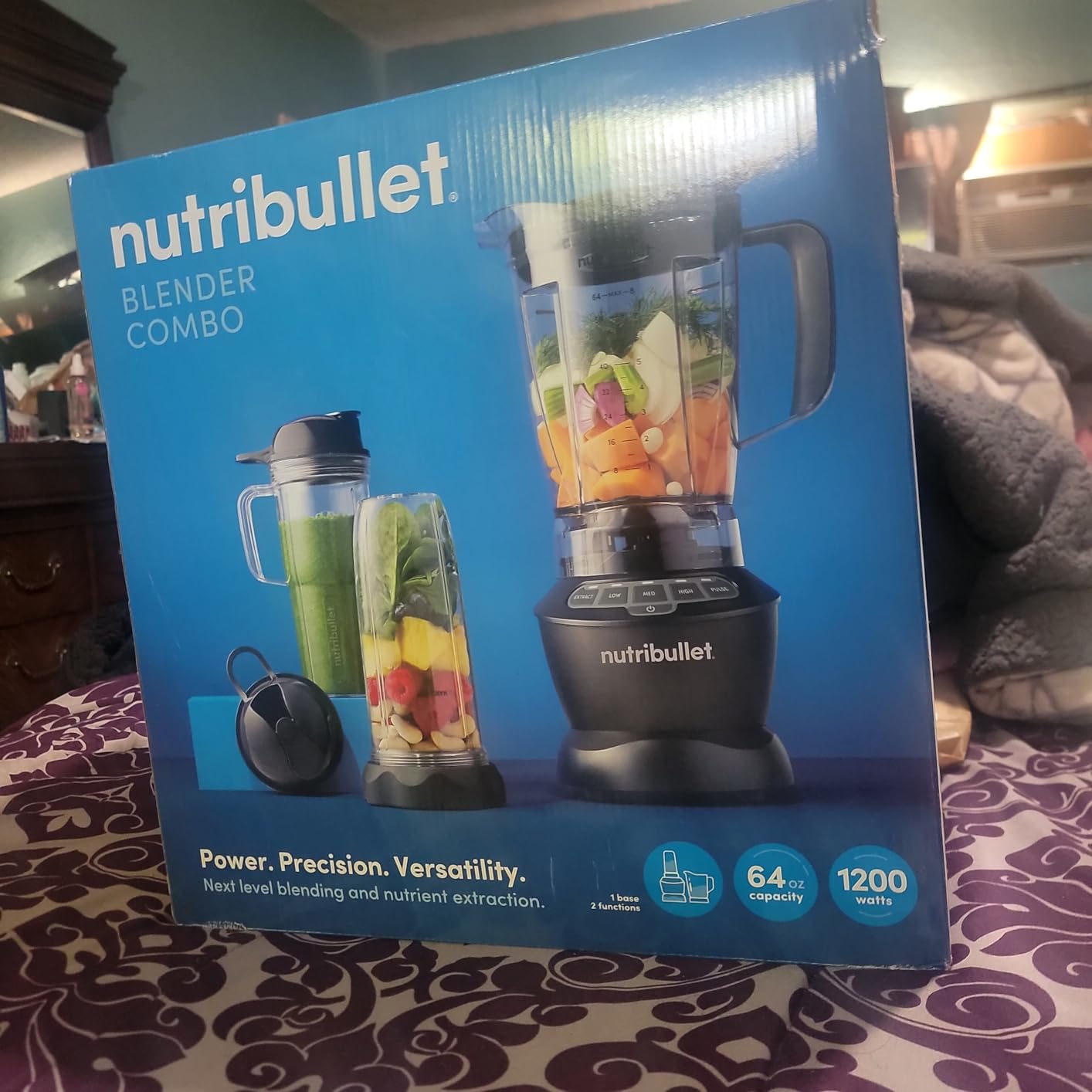 NutriBullet Full-Size Blender Combo 1200W - NBF50500 - Dark Gray customer photo 2