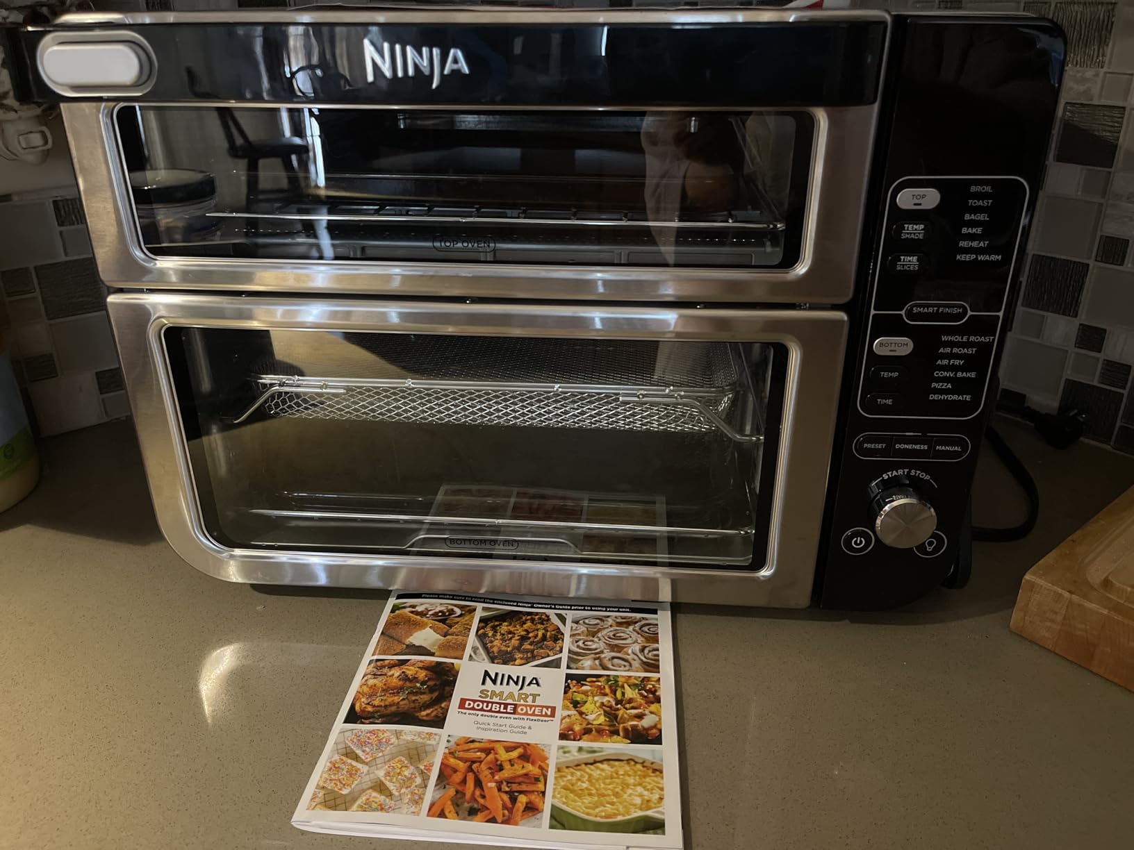 Ninja DCT451 12-in-1 Smart Double Oven with FlexDoor, Thermometer, FlavorSeal, Smart Finish, Rapid Top Convection and Air Fry Bottom, Stainless Steel Customer Review Ninja DCT451 12-in-1 Smart Double Oven with FlexDoor, Thermometer, FlavorSeal, Smart Finish, Rapid Top Convection and Air Fry Bottom, Stainless Steel - Customer Photo 1