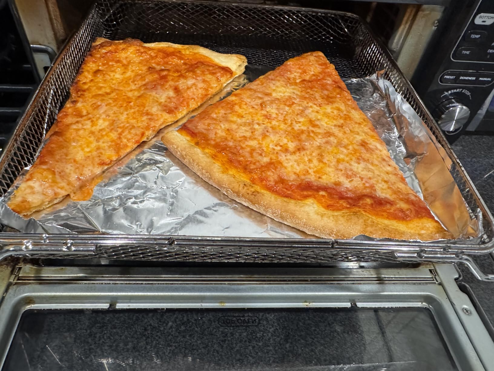 Ninja DCT451 12-in-1 Smart Double Oven with FlexDoor, Thermometer, FlavorSeal, Smart Finish, Rapid Top Convection and Air Fry Bottom, Stainless Steel Customer Review Ninja DCT451 12-in-1 Smart Double Oven with FlexDoor, Thermometer, FlavorSeal, Smart Finish, Rapid Top Convection and Air Fry Bottom, Stainless Steel - Customer Photo 2