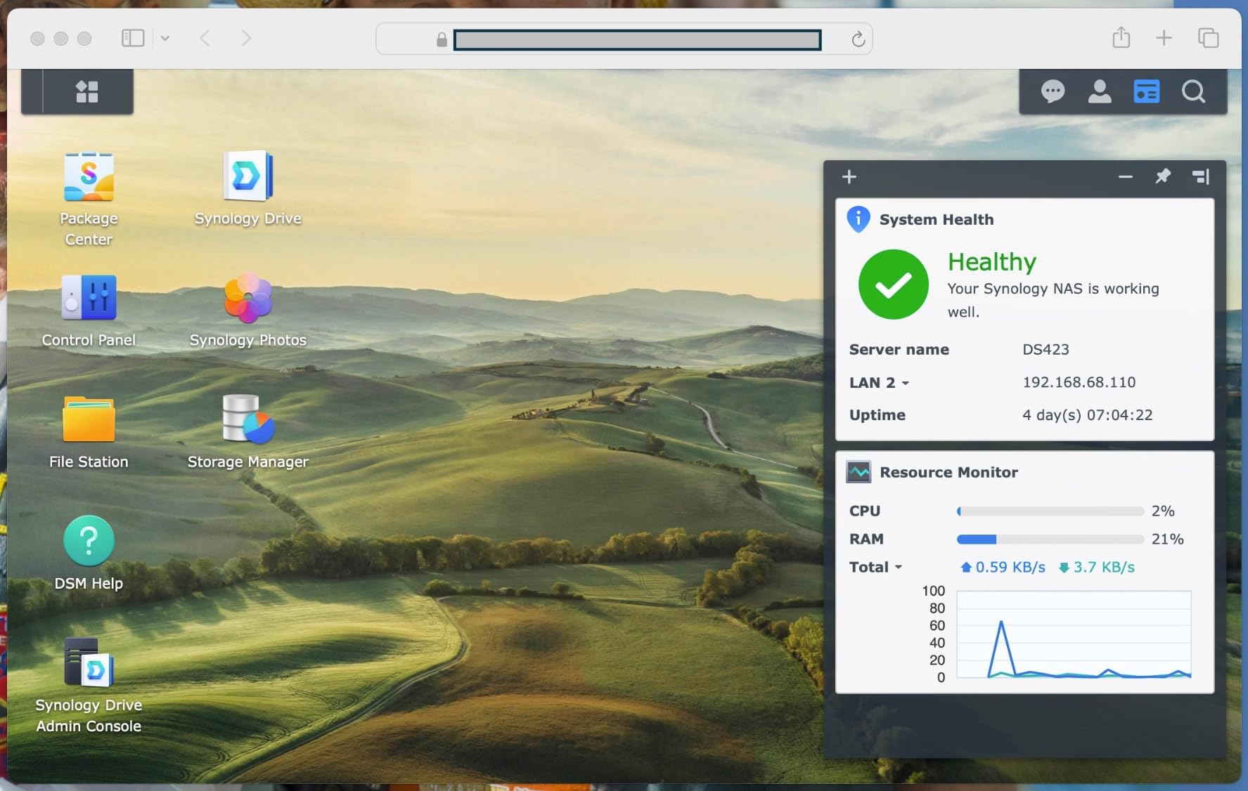 Synology 2-Bay NAS DS223 (Diskless) customer photo 1