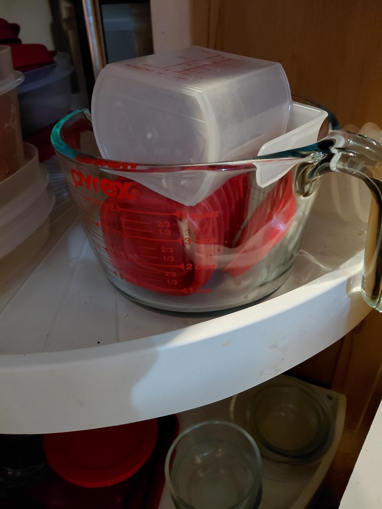 Pyrex 4-Cup Glass Measuring Cup For Baking and Cooking, Dishwasher, Freezer, Microwave, and Preheated Oven Safe, Essential Kitchen Tools - Customer Photo 2