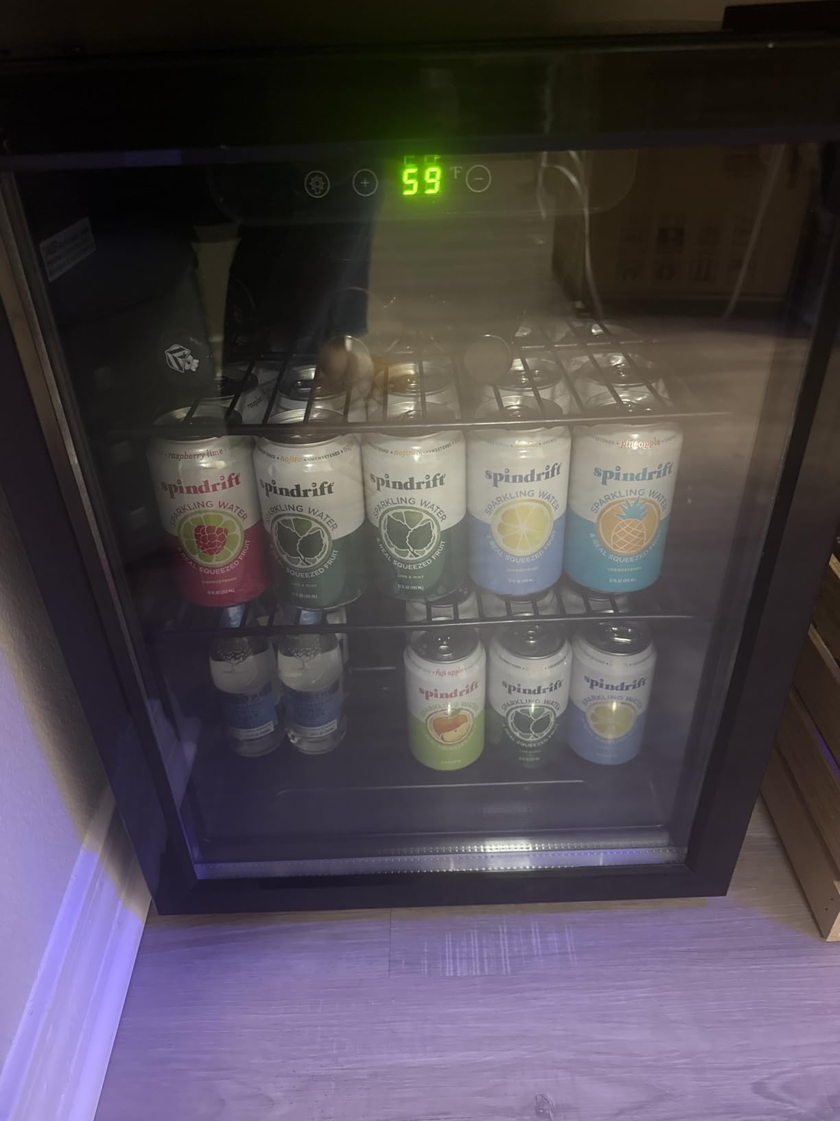 Antarctic Star Beverage Refrigerator Cooler 68 Can, Mini Fridge with Glass Door for Beer Drinks Wine, Freestanding Small Fridge with Electronic Temperature Control for Home and Bar, 1.7 cu.ft - Customer Photo 4