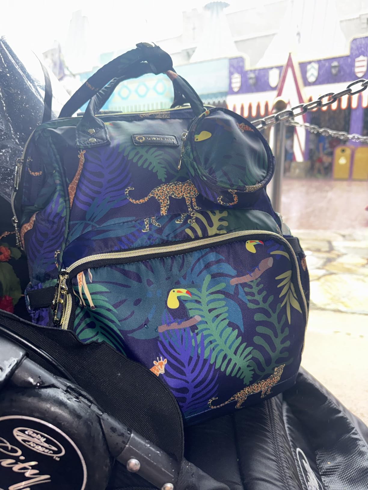 Camo Diaper Bag Backpack for Dad and Mom with USB Charging Port Stroller Straps and Insulated Pocket,army military Travel Nappy Backpack (DADDY and MOMMY patches) customer photo 1