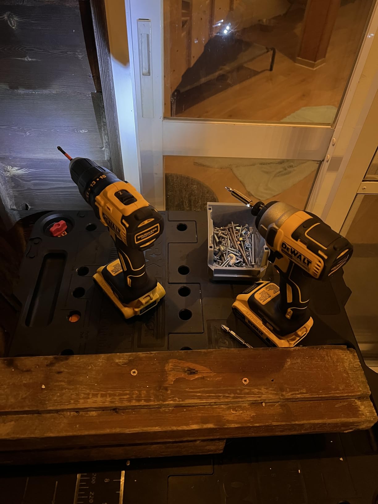 DEWALT 20V MAX Cordless Drill and Impact Driver, Power Drill Brushless 2-Tool Power Tool Combo Kit, Includes 2 Batteries, Charger and Bag (DCK277D2) customer photo 2