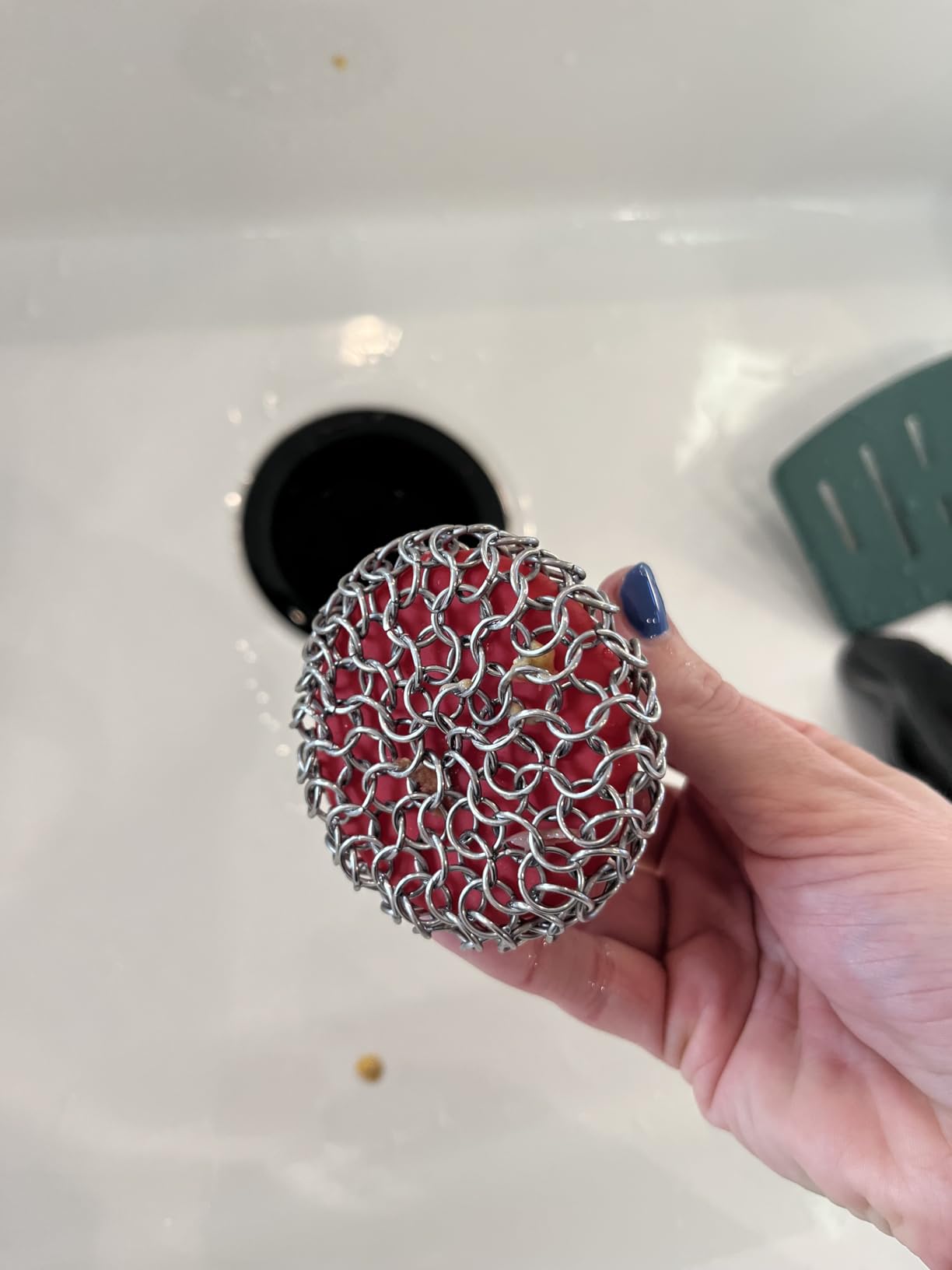 Toiserns 316 Upgraded Chainmail Scrubber with Silicone Handle - Complete Kit - Customer Photo 1