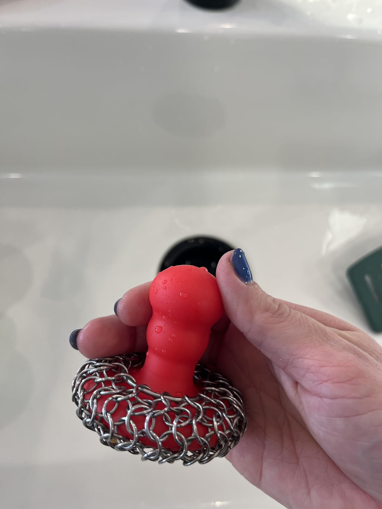 Toiserns 316 Upgraded Chainmail Scrubber with Silicone Handle - Complete Kit - Customer Photo 2