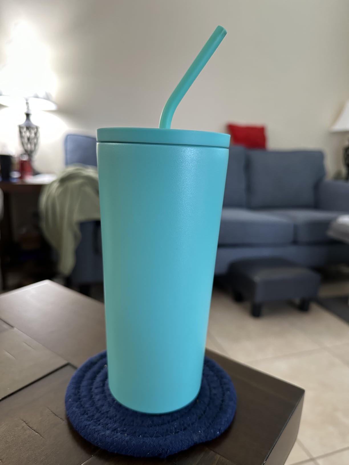 Simple Modern Insulated Tumbler with Lid and Straw - Iced Coffee Cup Reusable Stainless Steel Water Bottle 24oz - Customer Photo 1