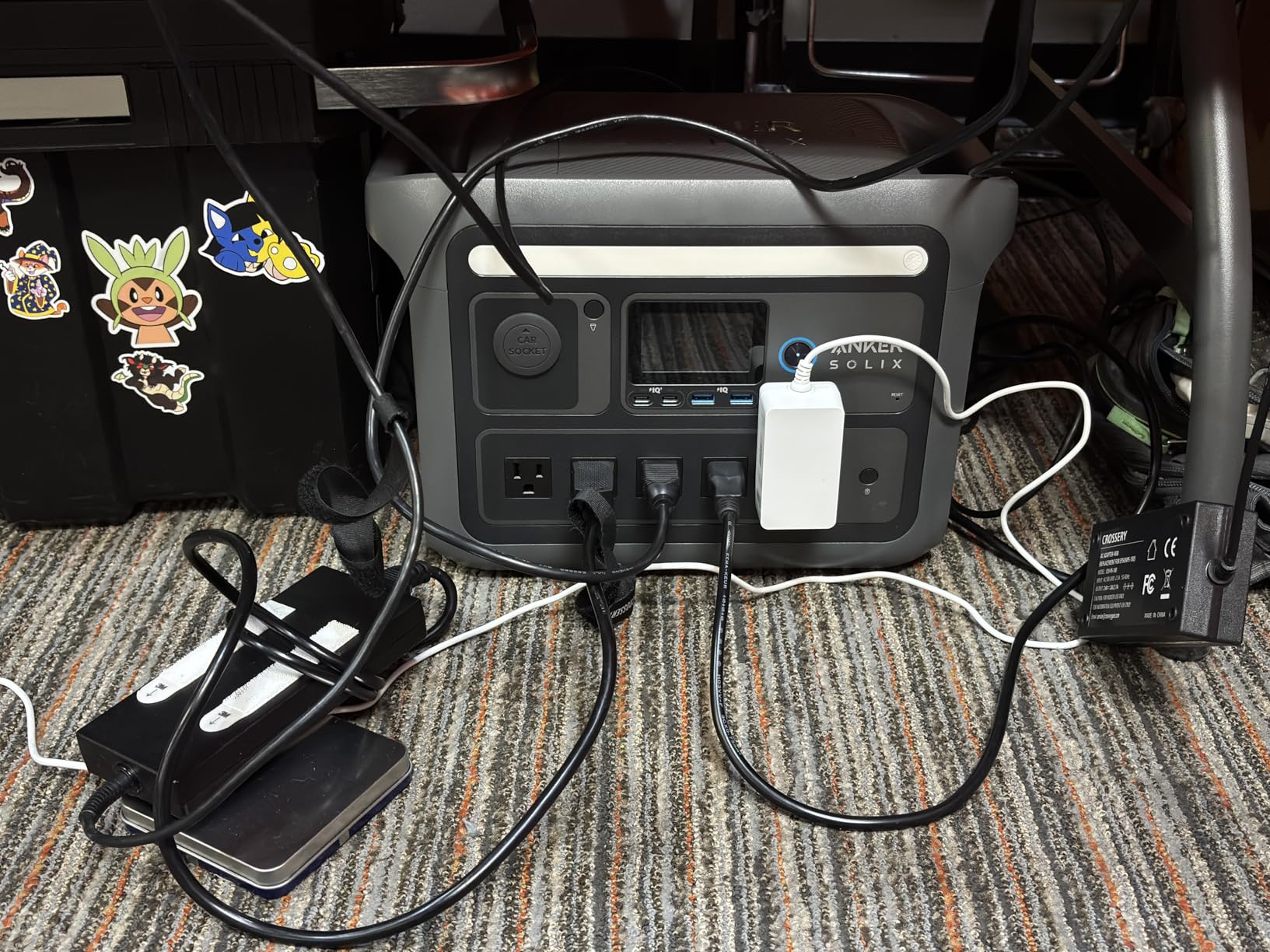 Anker SOLIX C800 Portable Power Station, 1200W (Peak 1600W) Solar Generator, Full Charge in 58 Min, 768Wh LiFePO4 Battery for Outdoor Camping, RVs, Road Trip, and Power Outages customer photo 1