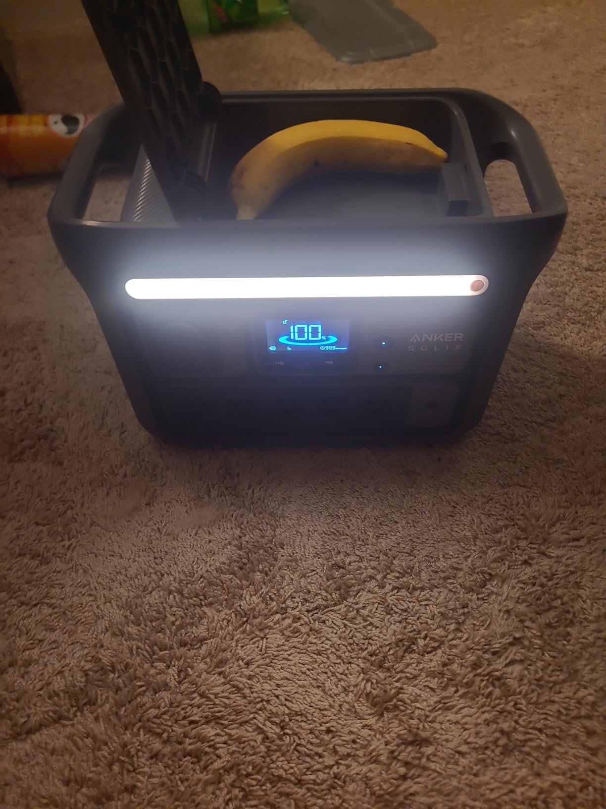 Anker SOLIX C800 Portable Power Station, 1200W (Peak 1600W) Solar Generator, Full Charge in 58 Min, 768Wh LiFePO4 Battery for Outdoor Camping, RVs, Road Trip, and Power Outages customer photo 2