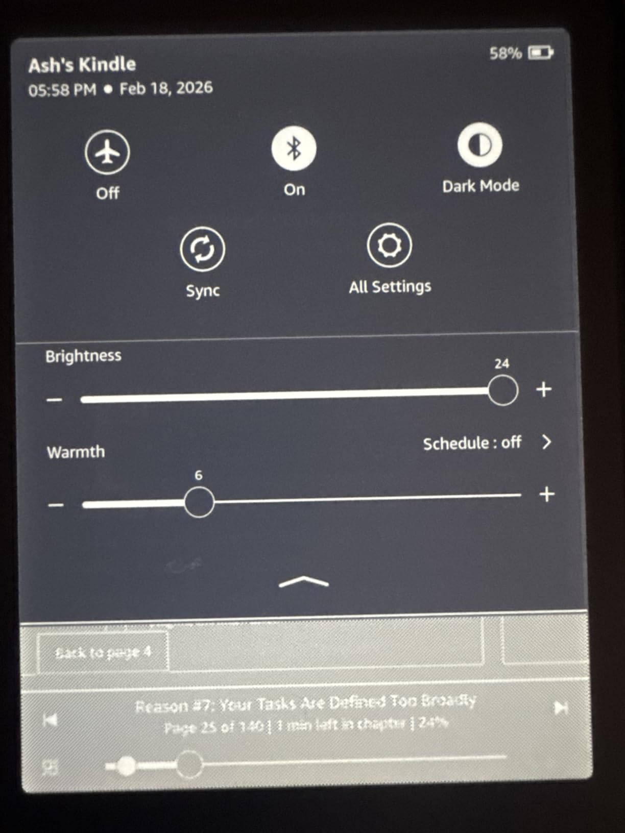 Amazon Kindle Paperwhite Signature Edition 32GB (newest model) - 20% faster with auto-adjusting front light, wireless charging, and weeks of battery life customer photo 1