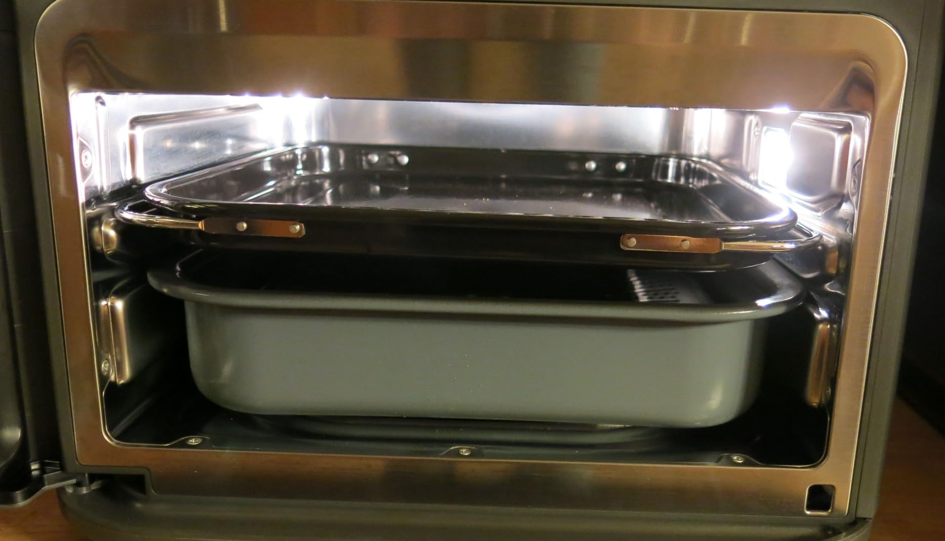 Ninja Combi All-in-One Multicooker, Oven, & Air Fryer, Complete Meals in 15 Mins, 14-in-1 Functions, Combi Cooker + Air Fry, Bake, Roast, Slow Cook and More, 3 Accessories, Stainless Steel, SFP701 - Customer Photo 3