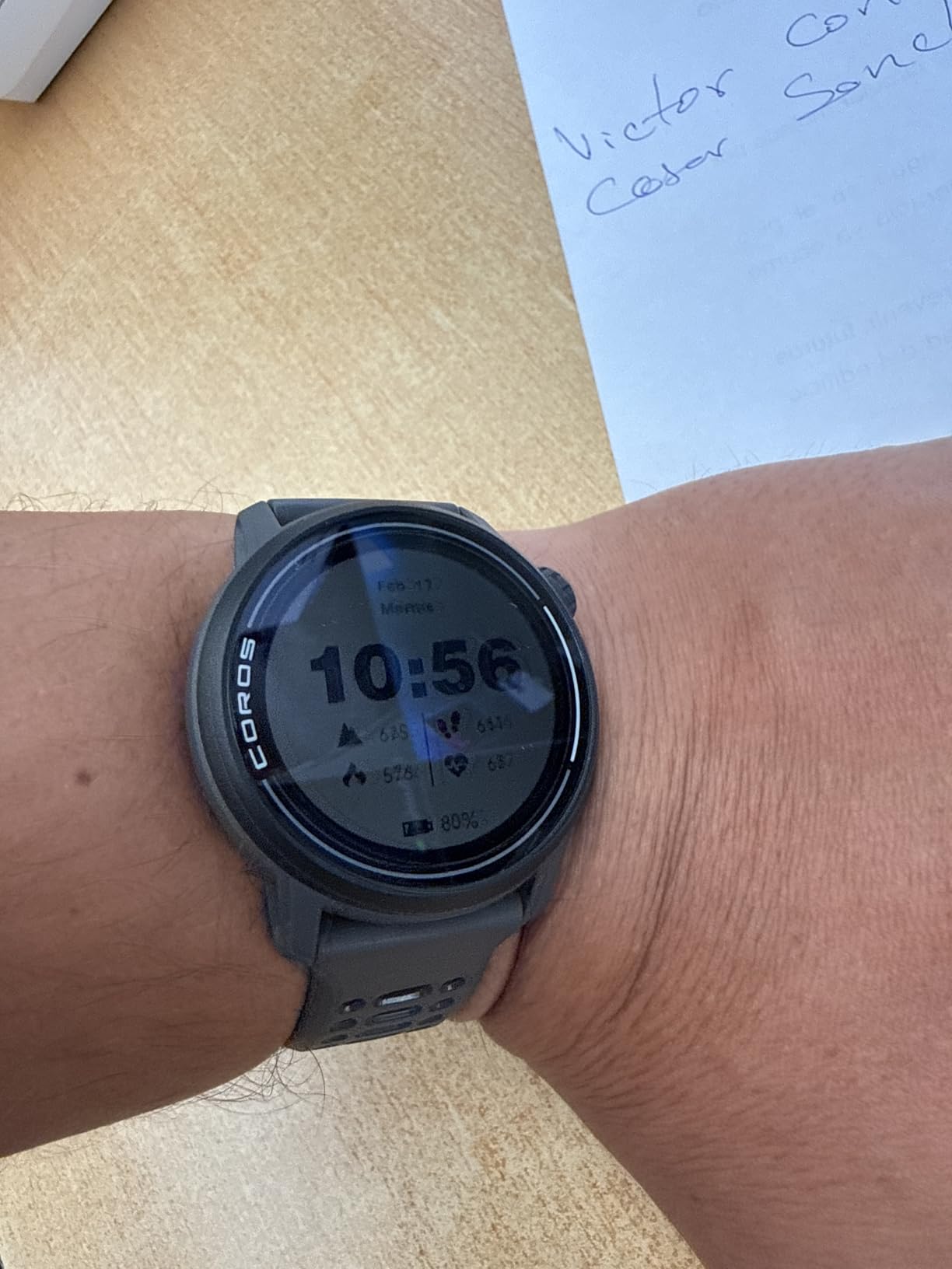 COROS PACE 3 GPS Sport Watch - Lightweight, Comfortable Running Watch, 17-Day Battery Life, Accurate GPS, Heart Rate Monitor, Navigation, Sleep Tracking, Training Plan, Run, Bike - Black Silicone customer photo 1