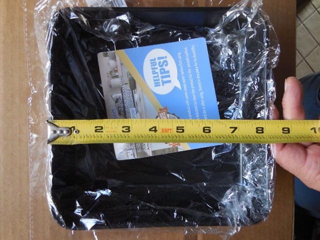 P&P CHEF 6 Inch Square Cake Pan, Nonstick Square Baking Pan for Cake Brownie Lasagna, Stainless Steel Core for Sturdy Structure, Non-toxic & Oven Safe, Black, 1Pc - Customer Photo 2