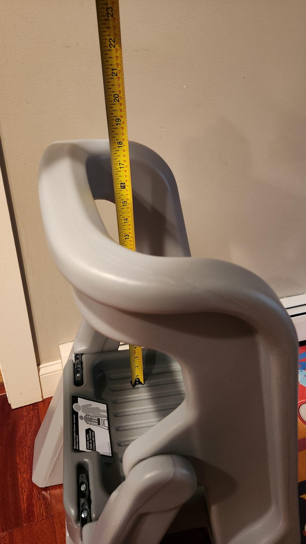 Simplay3 Toddler Tower Montessori Standing Kitchen Step Stool with Sturdy Stabilizing Base and Adjustable Platform, 20.5