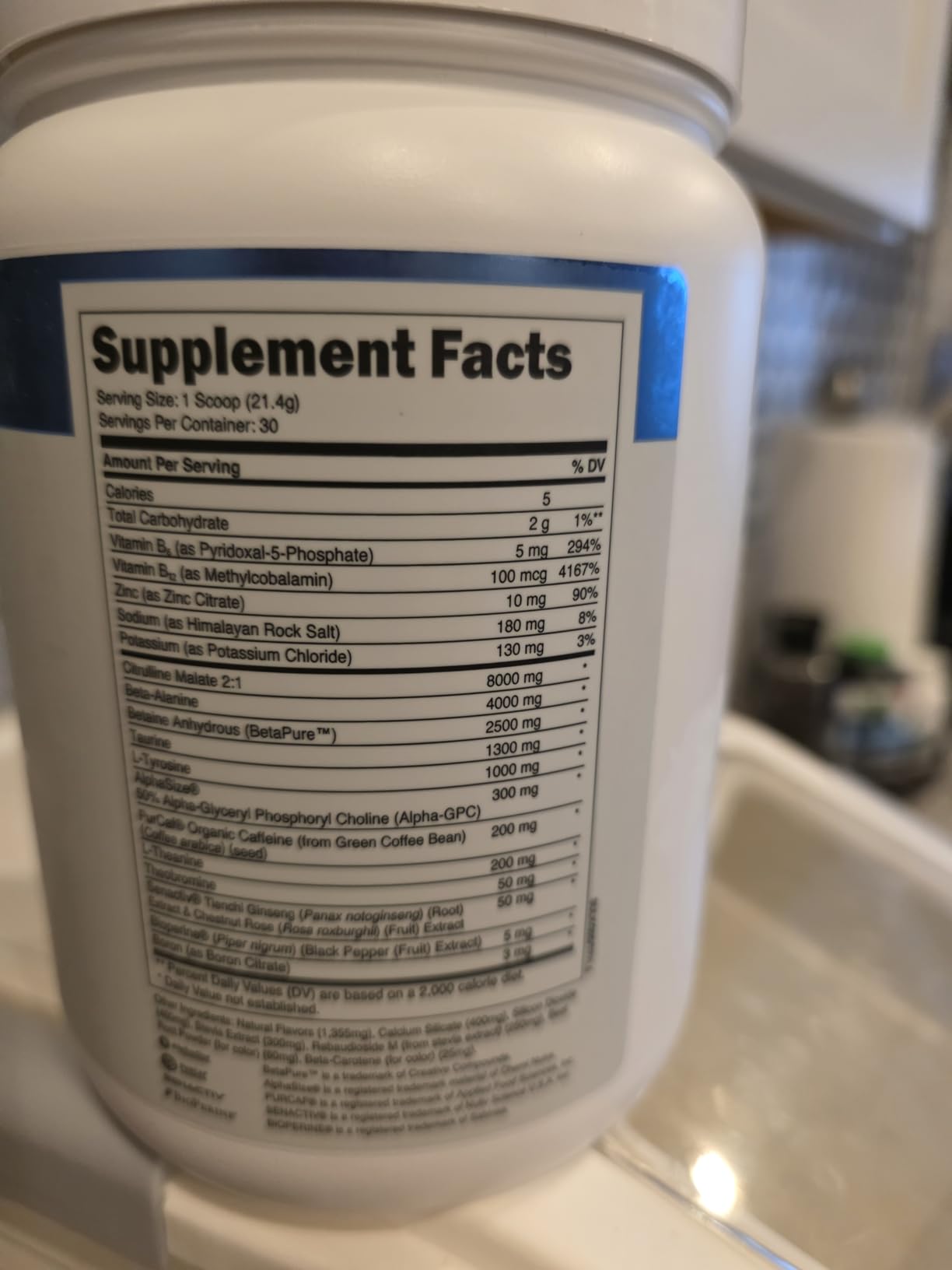 Transparent Labs Bulk Pre Workout Powder - Naturally Sweetened Advanced Pre-Workout Formula for Muscle Building and Strength - 30 Servings, Strawberry Lemonade customer photo 2