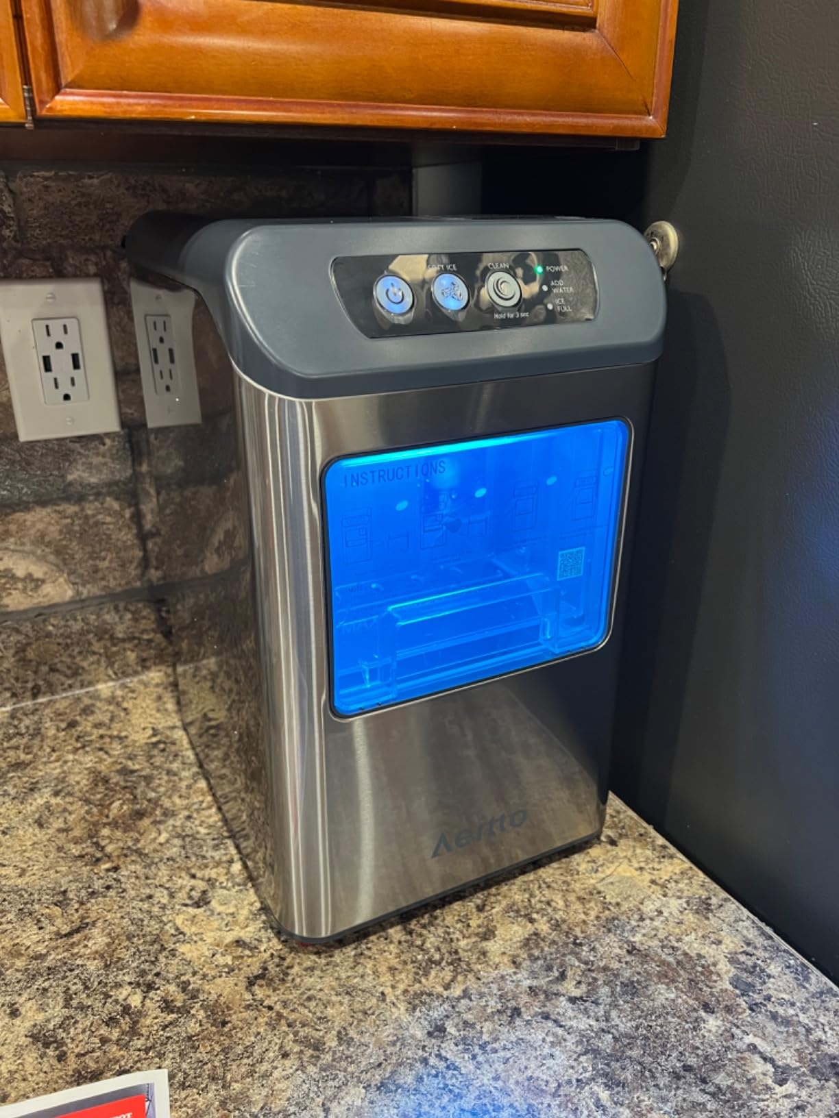 ACTIVE Ice Machine Cleaner Maker Descaler - 32 fl oz (8 Uses) Nickel Safe Ice Maker Cleaner Solution - Compatible with Whirlpool 4396808, Scotsman,Manitowoc,Hoshizaki, GE Opal Cleaning Kit - USA Made Customer Review ACTIVE Ice Machine Cleaner Maker Descaler - 32 fl oz (8 Uses) Nickel Safe Ice Maker Cleaner Solution - Compatible with Whirlpool 4396808, Scotsman,Manitowoc,Hoshizaki, GE Opal Cleaning Kit - USA Made - Customer Photo 4