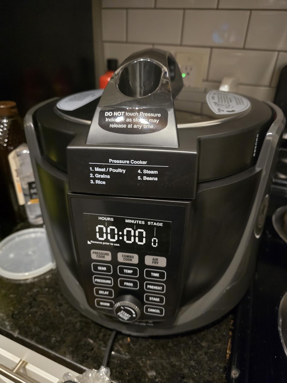 Nuwave Duet Air Fryer, Electric Pressure Cooker & Grill Combo, 540 IN 1 Multicooker with 3 Removable Lids, Slow Cook, Sautés, Dehydrator, 18/10 SS Pot, Sure-Lock Safety Tech & 13 Deluxe Accessories - Customer Photo 5