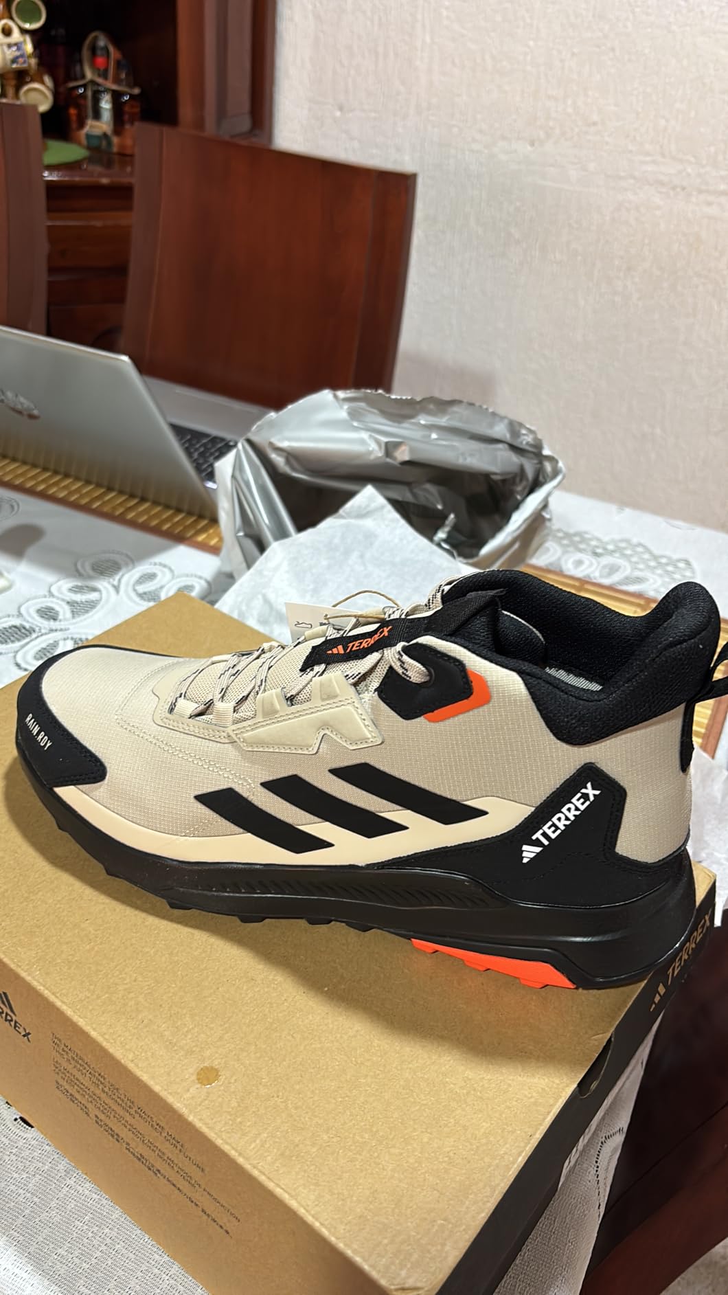 adidas Men's Terrex Anylander Mid Top Rain.Rdy Hiking Shoes customer photo 2