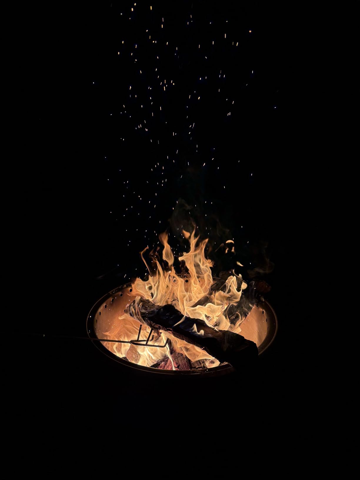 Cuisinart 19.5'' Cleanburn Smokeless Fire Pit with Removable Base for Ash, Portable Wood Burning Outdoor Fireplace, Stainless Steel Smoke Free Outdoor Heater, Enhanced Airflow and Easy Cleanup customer photo 2