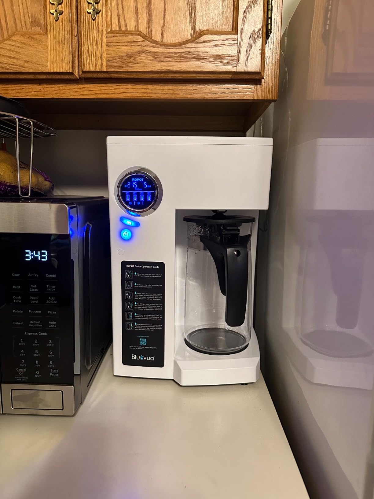 Bluevua RO100ROPOT-UV Reverse Osmosis System Countertop Water Filter - 6 Stage Purification with UV and Remineralization, Counter RO Filtration, Portable Water Purifier Customer Review Bluevua RO100ROPOT-UV Reverse Osmosis System Countertop Water Filter - 6 Stage Purification with UV and Remineralization, Counter RO Filtration, Portable Water Purifier - Customer Photo 2