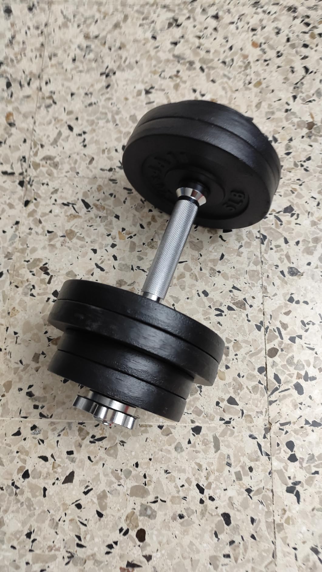 Yes4All Old School Adjustable Dumbbell Set with Weight Plates, Star Lock Collars/Connector, 40lbs to 200lbs Adjustable Weight Plates Set customer photo 1