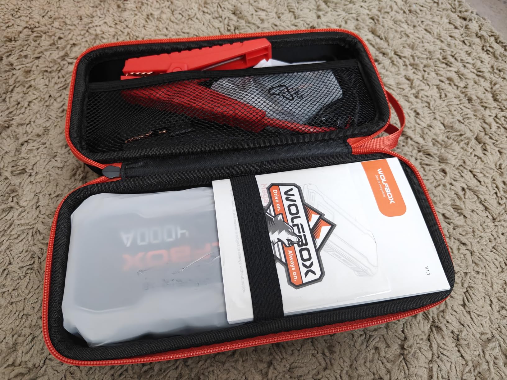 WOLFBOX 4000A Jump Starter with 65W Quick Charger customer photo 1