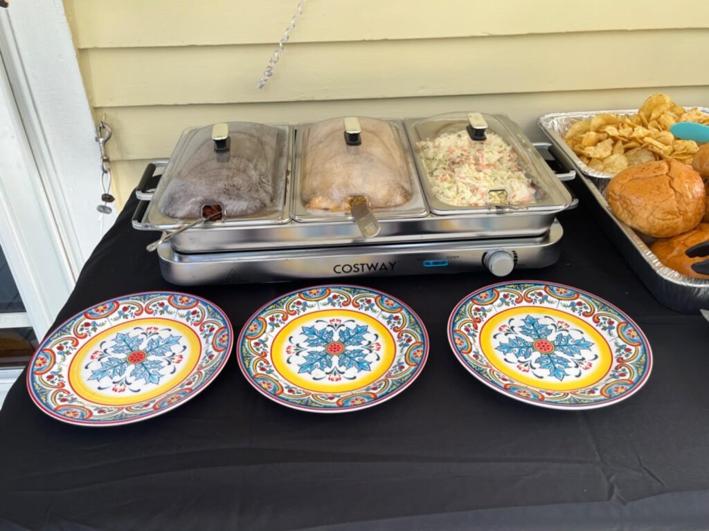 Giantex Buffet Server & Electric Food Warmer, 2-in-1 Food Warming Tray, Adjustable Temperature, 3 Food Pans with Lids, Dishwasher Safe, 8 QT Stainless Steel Chafing Dishes for Parties Holiday Events Customer Review Best Electric Chafing Dish