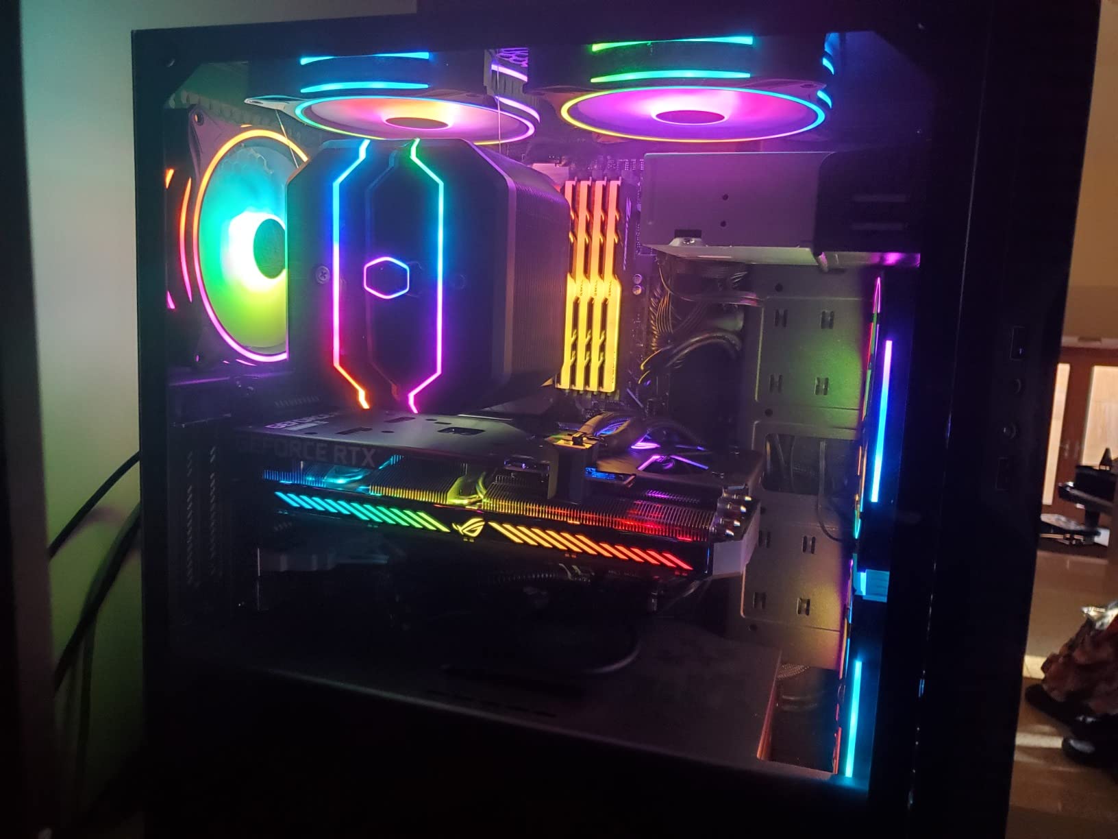 ASUS Dual NVIDIA GeForce RTX 3050 6GB OC Edition Gaming Graphics Card - PCIe 4.0, 6GB GDDR6 Memory, HDMI 2.1, DisplayPort 1.4a, 2-Slot Design, Axial-tech Fan Design, 0dB Technology, Steel Bracket customer photo 1