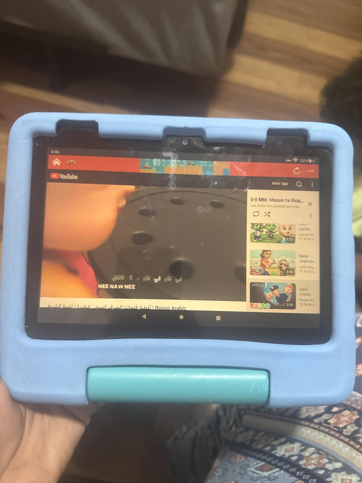 Amazon Fire HD 8 Kids tablet (newest model), ages 3-7. With bright 8