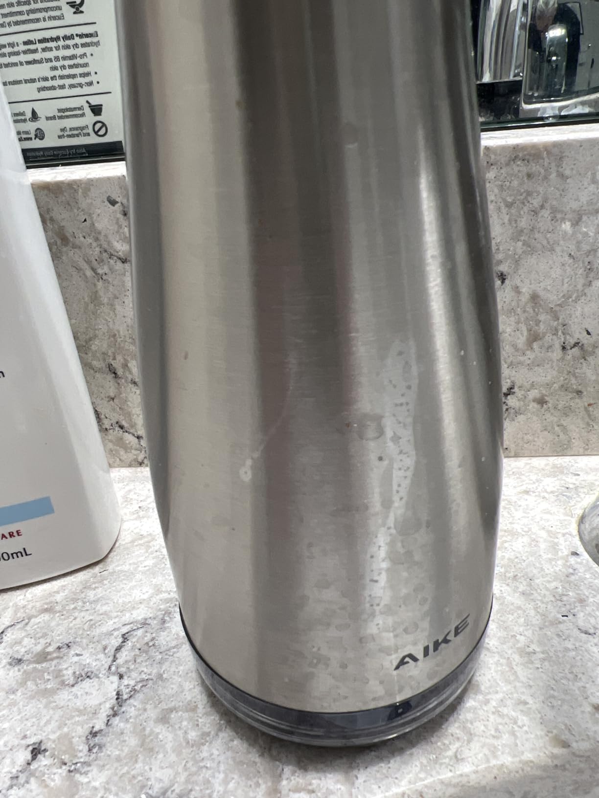 AIKE Magnetic Charging Waterproof Automatic Soap Dispenser for Liquid Soap Spot Resist Stainless Finish 14fl.oz. Model AK1337 Customer Review AIKE Magnetic Charging Waterproof Automatic Soap Dispenser for Liquid Soap Spot Resist Stainless Finish 14fl.oz. Model AK1337 - Customer Photo 1