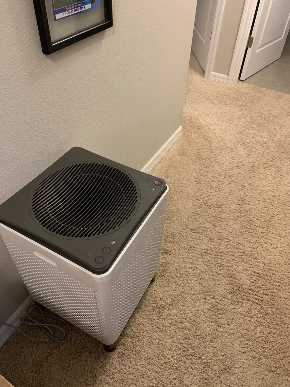 Coway Air Purifiers for Large Room Whole Home Up to 4,253ft², 2 Sets of XL Washable Pre-Filters and HEPA Filters for Dual Purification, AQI, Turbo Mode, Timer, Wheels, 5yr Warranty, ProX(W) customer photo 1