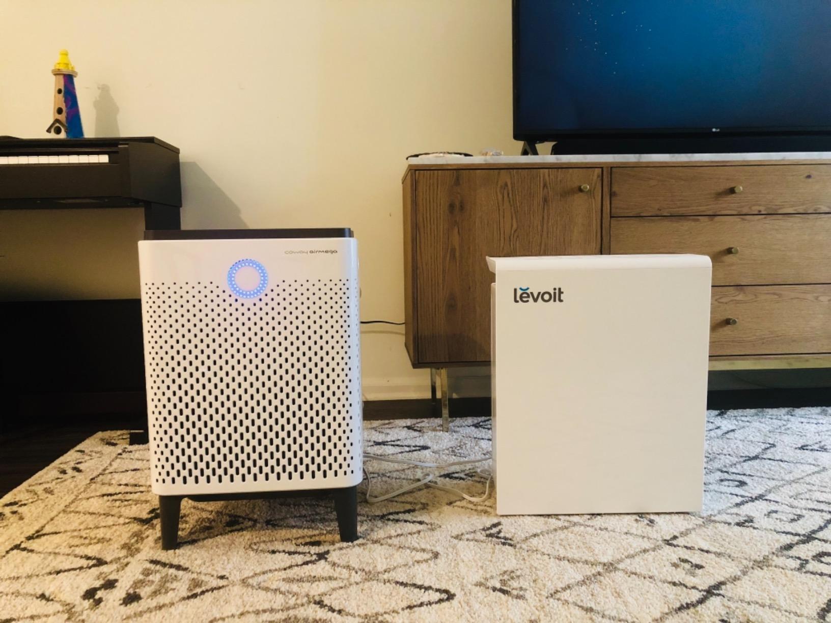 Coway Air Purifiers for Large Room Whole Home Up to 4,253ft², 2 Sets of XL Washable Pre-Filters and HEPA Filters for Dual Purification, AQI, Turbo Mode, Timer, Wheels, 5yr Warranty, ProX(W) customer photo 2