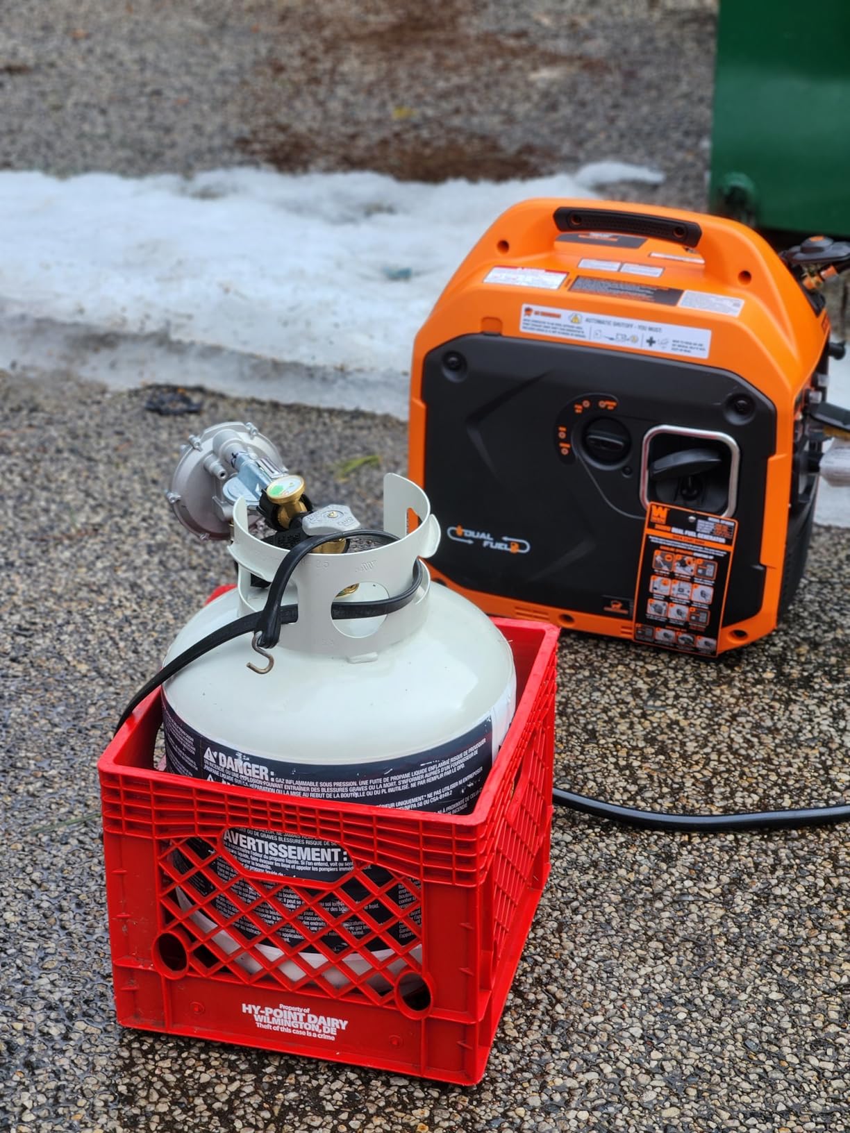 WEN Quiet and Lightweight 3600-Watt Dual Fuel RV-Ready Portable Inverter Generator with Fuel Shut Off and CO Watchdog (DF360iX) customer photo 1