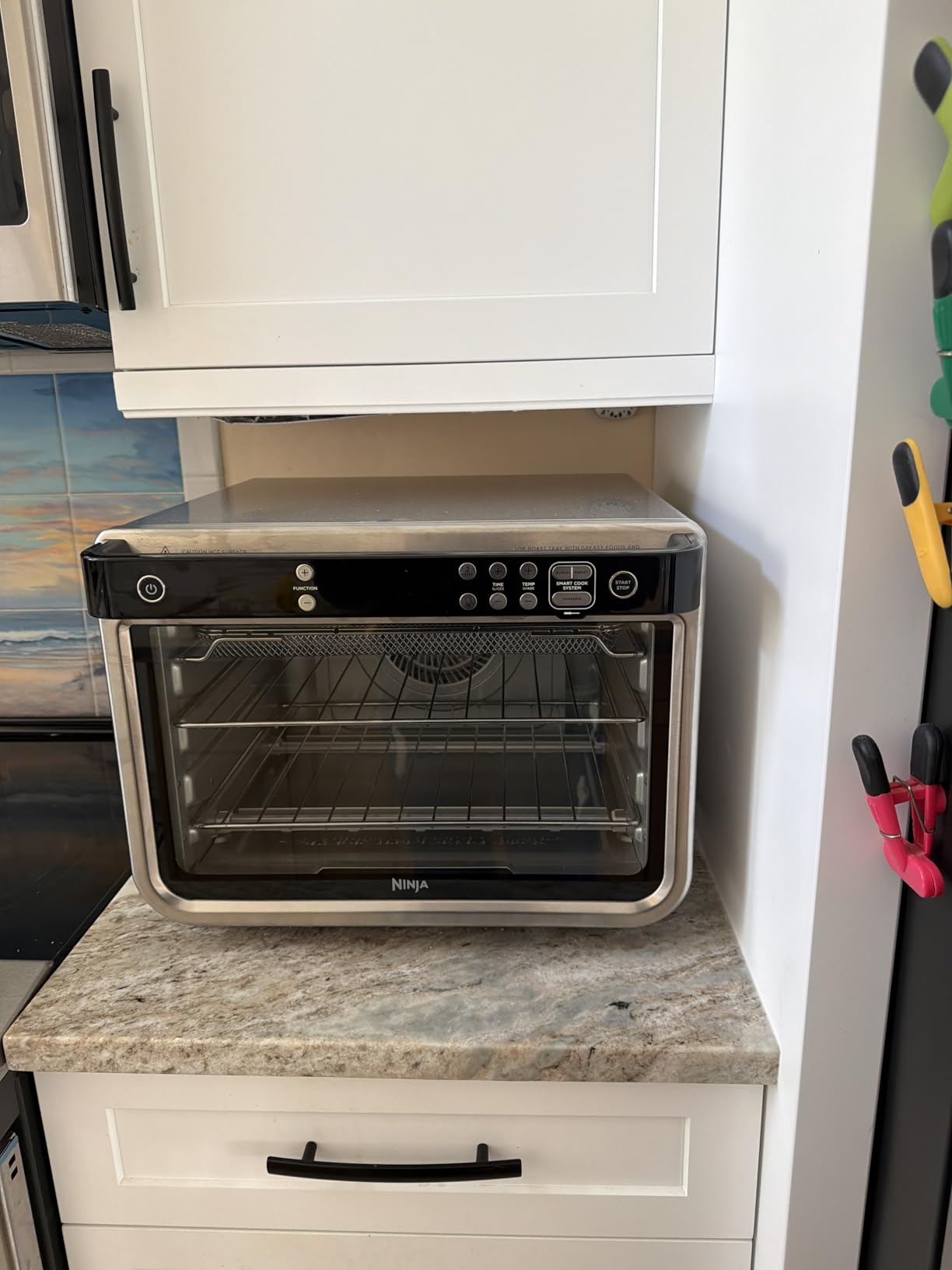 Ninja Air Fryer & Toaster Oven | Prestige Smart XL Countertop Oven | Bakes up to 20 Cookies, Fits up to a 12lb Turkey | Pizza, Toast, Bake, Air Fry & Reheat | 1800 Watts | Stainless Steel | DT501 Customer Review Ninja Air Fryer & Toaster Oven | Prestige Smart XL Countertop Oven | Bakes up to 20 Cookies, Fits up to a 12lb Turkey | Pizza, Toast, Bake, Air Fry & Reheat | 1800 Watts | Stainless Steel | DT501 - Customer Photo 1