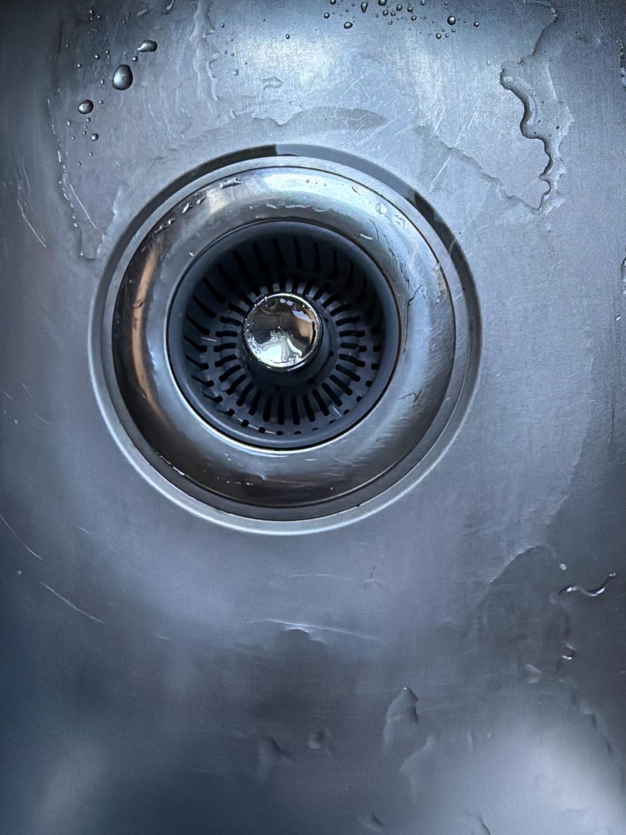 Sink Drain Strainer - Sink Stopper Kitchen Drain, 3 in 1 Kitchen Sink Drain Strainer with Anti-Clogging Basket, Kitchen Gadgets Clearance Sink Accessories, Fit US Standard 3-1/2'' Sink Hole, Silver - Customer Photo 5