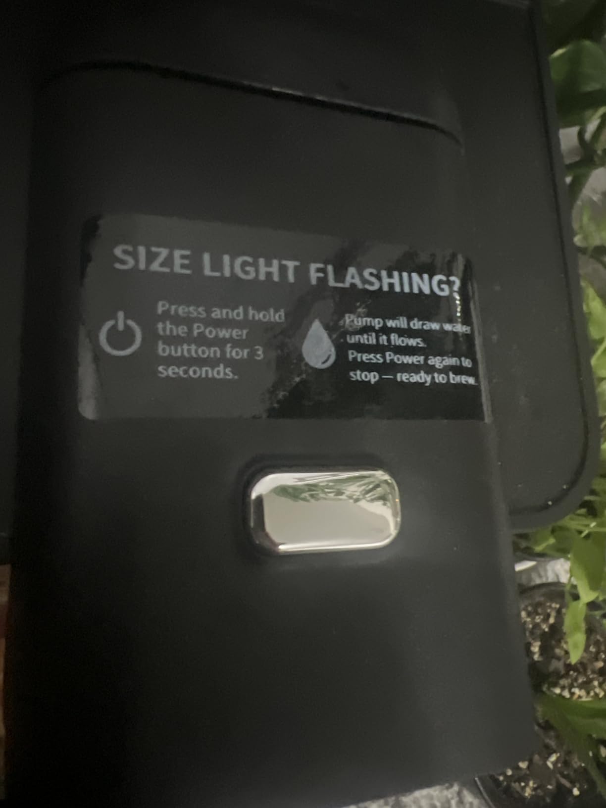 Hot & Iced Coffee Maker with Bold Setting, Single Serve Coffee Maker for K Cup and Grounds, 6-14 Oz Brew Sizes, 50 Oz Removable Water Tank, One Cup Coffee Machine with Reusable Filter, Black - Customer Photo 1