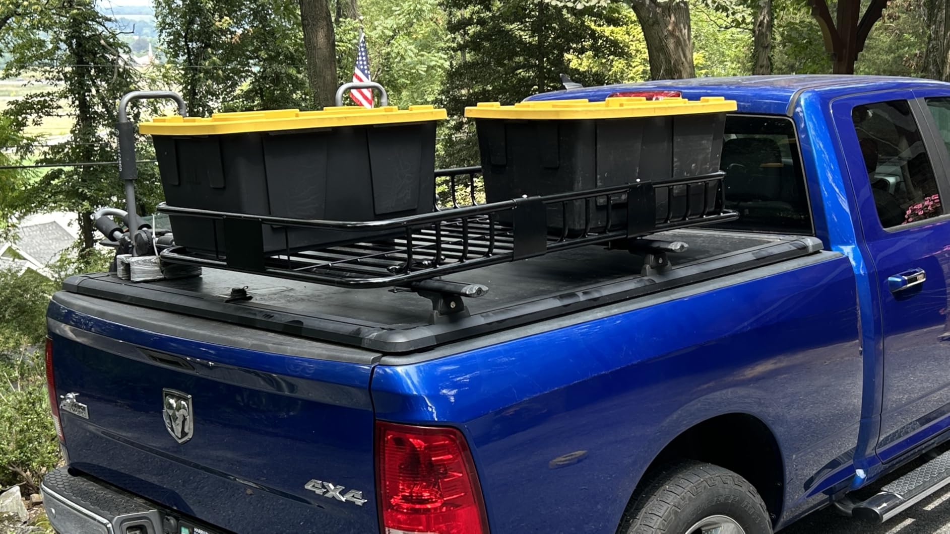 FORWODE 250LBS Universal Roof Rack Basket, 64