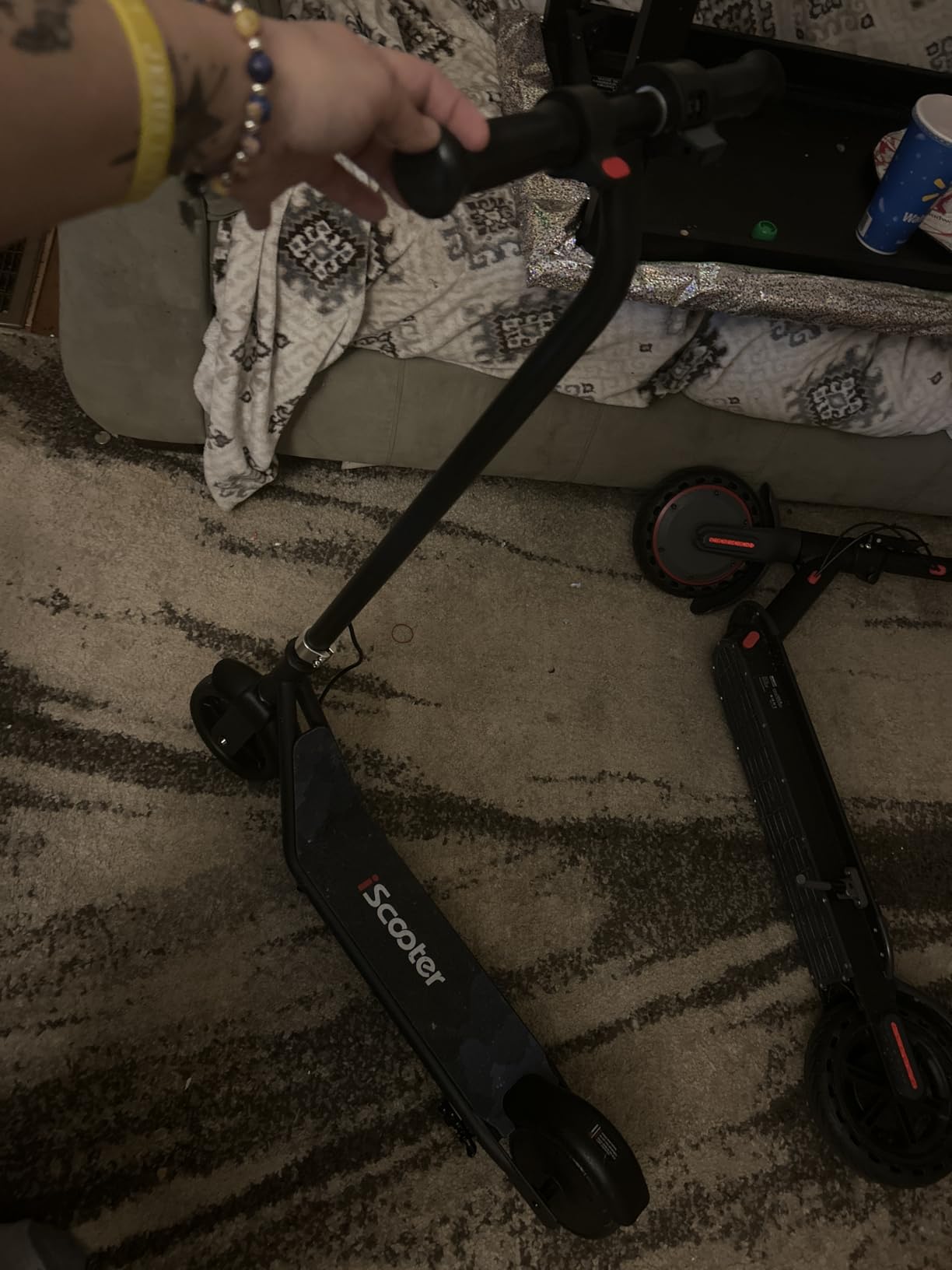 iScooter IK3/IK3Pro Electric Scooter for Kids Aged 6-12, 10MPH Top Speed, 3 Heights, Magnetic Charging, Colorful Lights, LED Display customer photo 1