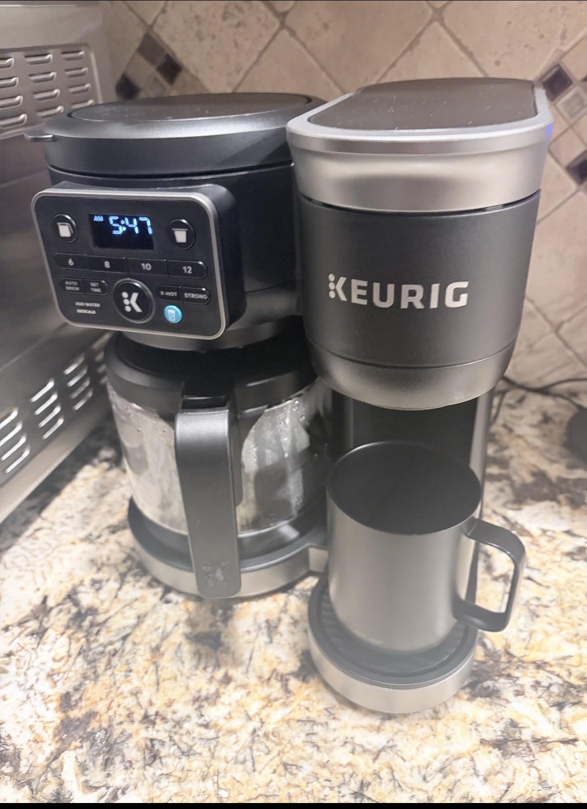 Keurig K-Duo Hot & Iced Single Serve & Carafe Coffee Maker, MultiStream Technology, 72oz Reservoir (Gen 2) - Customer Photo 3