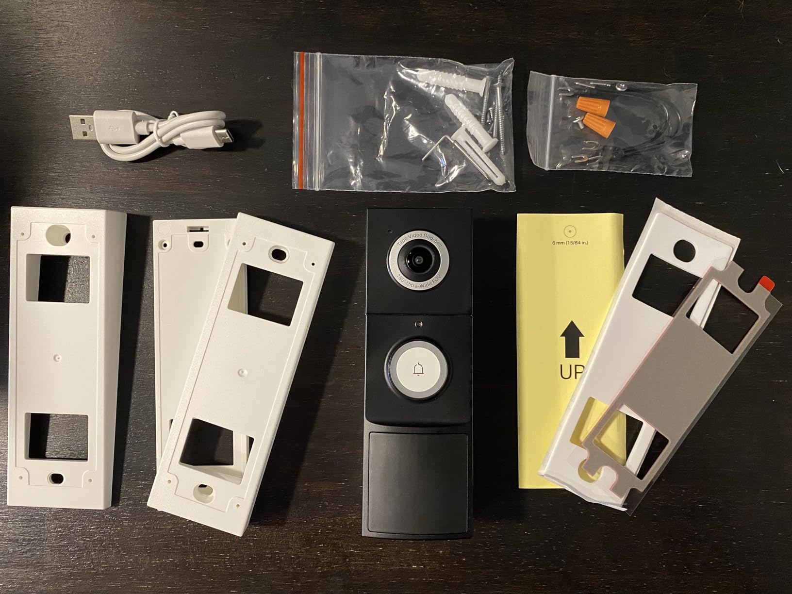 Tapo 2K+ Wired or Battery Powered Smart Video Doorbell with Chime - 180° Field of View, Person/Vehicle/Package Detection, Ring Call, 2-Way Audio, Subscription-Free Local Storage or Optional Cloud,D225 customer photo 2