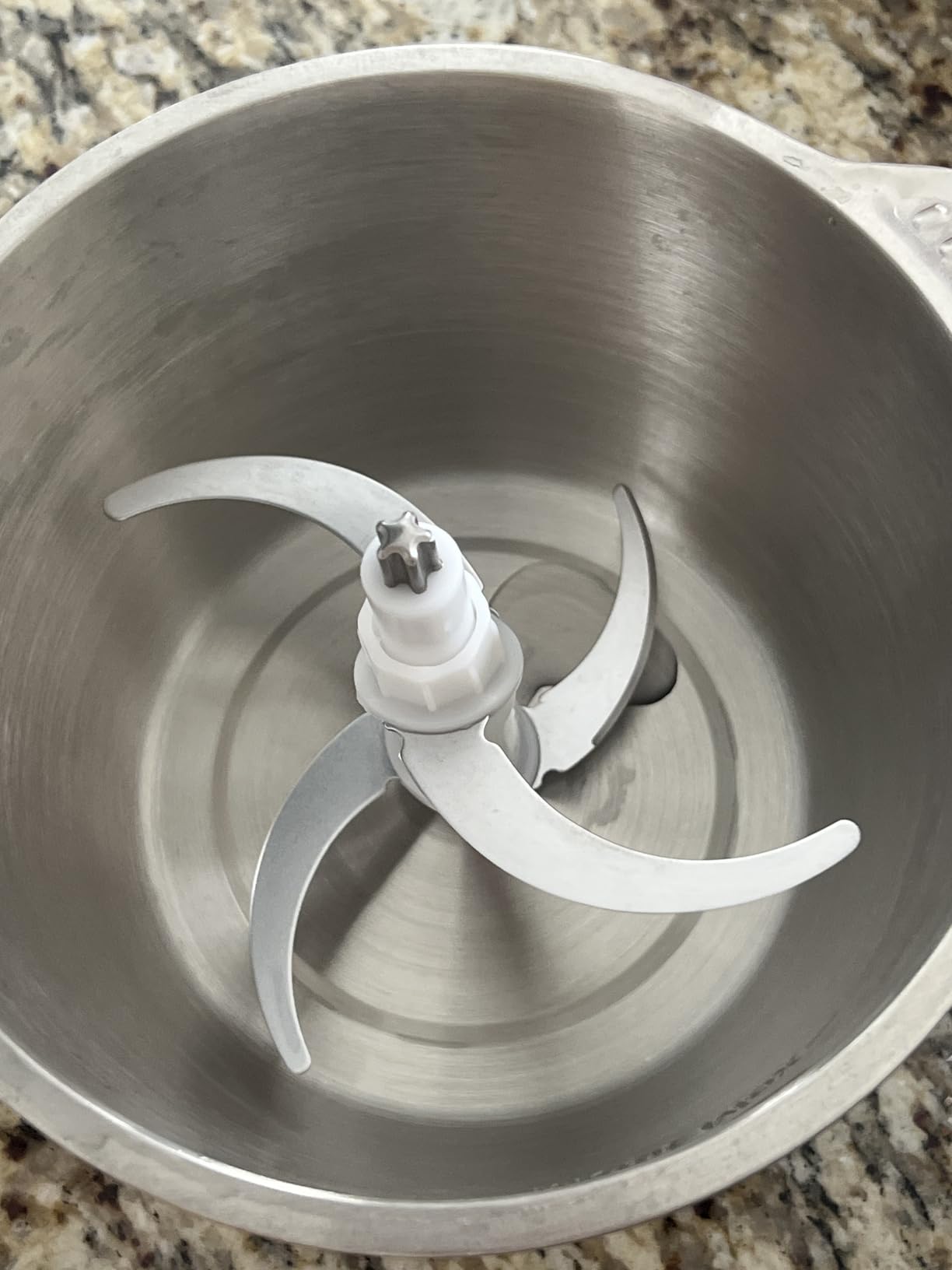 Ganiza Food Processor, 2-Speed Food Chopper Meat Grinder with 8 Cup Stainless Steel & 8 Cup Glass Bowls, Upgraded Button & Smart Overheat Protection Light - Includes Clean Brush, 2 Sets of Blades customer photo 1