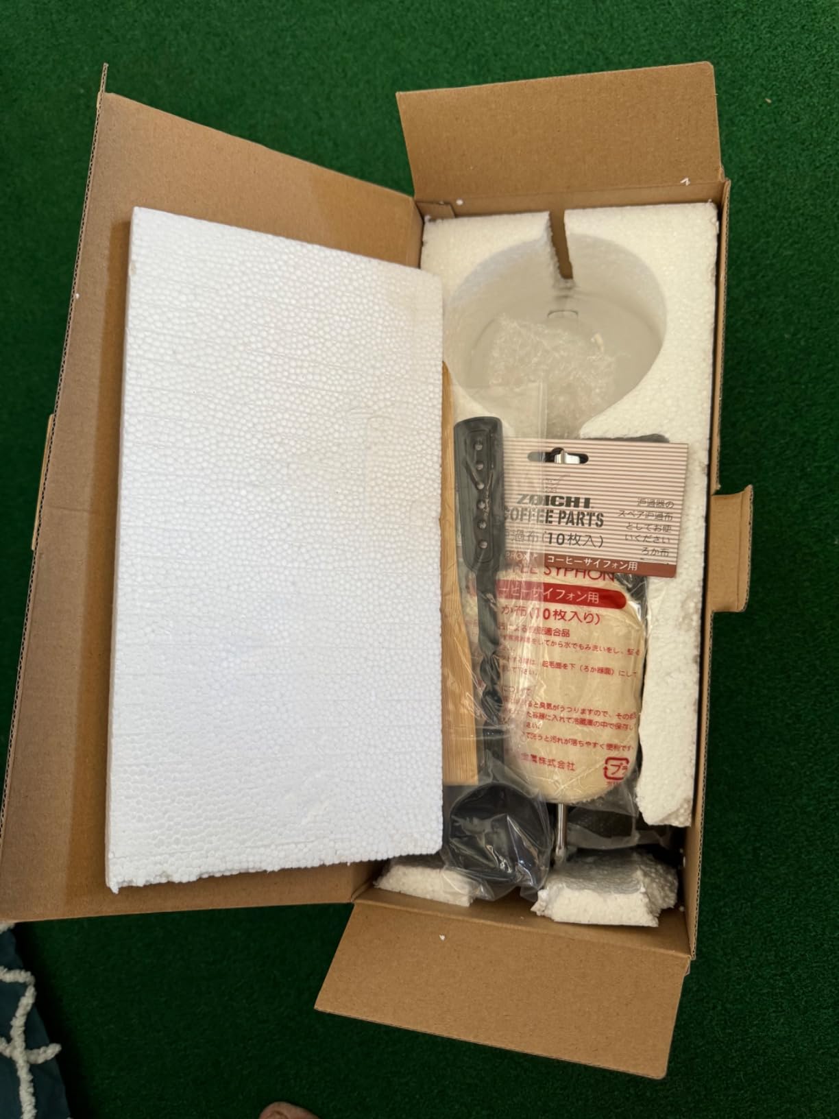 5 Cup,Siphon Coffee Maker with Wooden Handle ,syphon coffee brewer,coffee siphon,Vacuum Brewer Pot, Japanese Syphon Machine, Glass Drip Coffee Maker Set,Comes With 10 Sheets Of Coffee Filter Cloths - Customer Photo 2