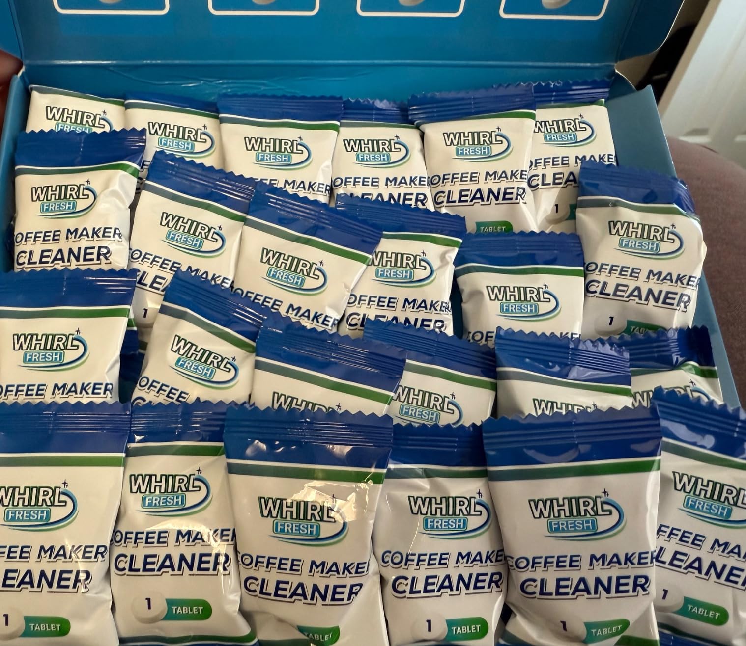 Coffee Machine Descaler Tablets – 24 Count, Coffee Maker Cleaner Tablets Compatible with All Major Brands Including Breville, Nespresso, Keurig, Ninja, Philips, Miele, Delonghi & more - Customer Photo 1