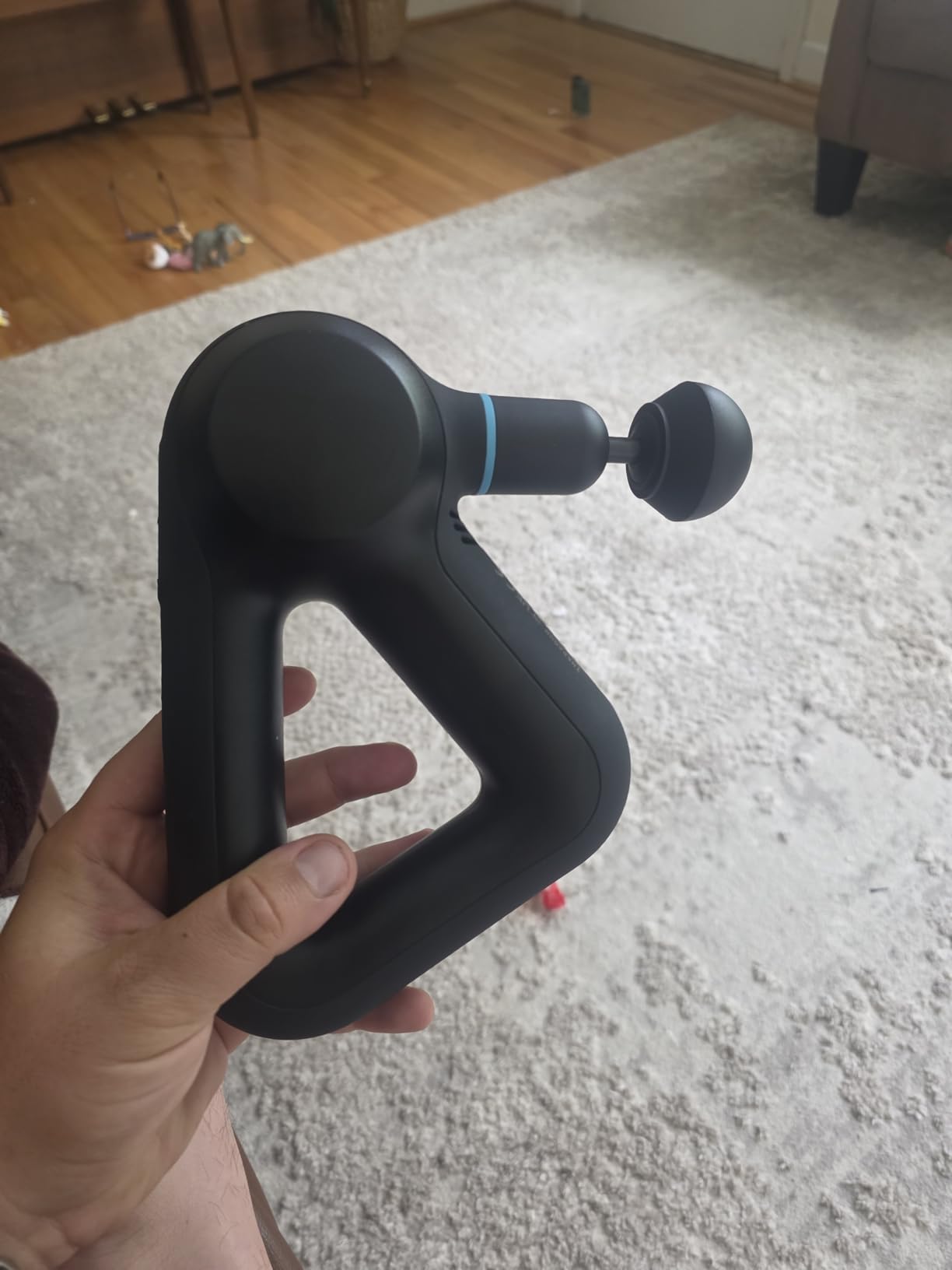 Therabody Prime Plus Heated, Powerful Massage Gun for Enhanced Warm-Up & Workout Recovery - Quiet Deep Tissue Massager for Body and Back Pain Relief - Leg & Back Massager with Heat customer photo 2